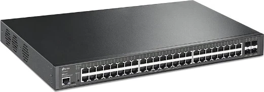 Upravljalni switch TP-Link JetStream, 48 Gigabit portov in 4 10GE SFP+ porti s PoE+
