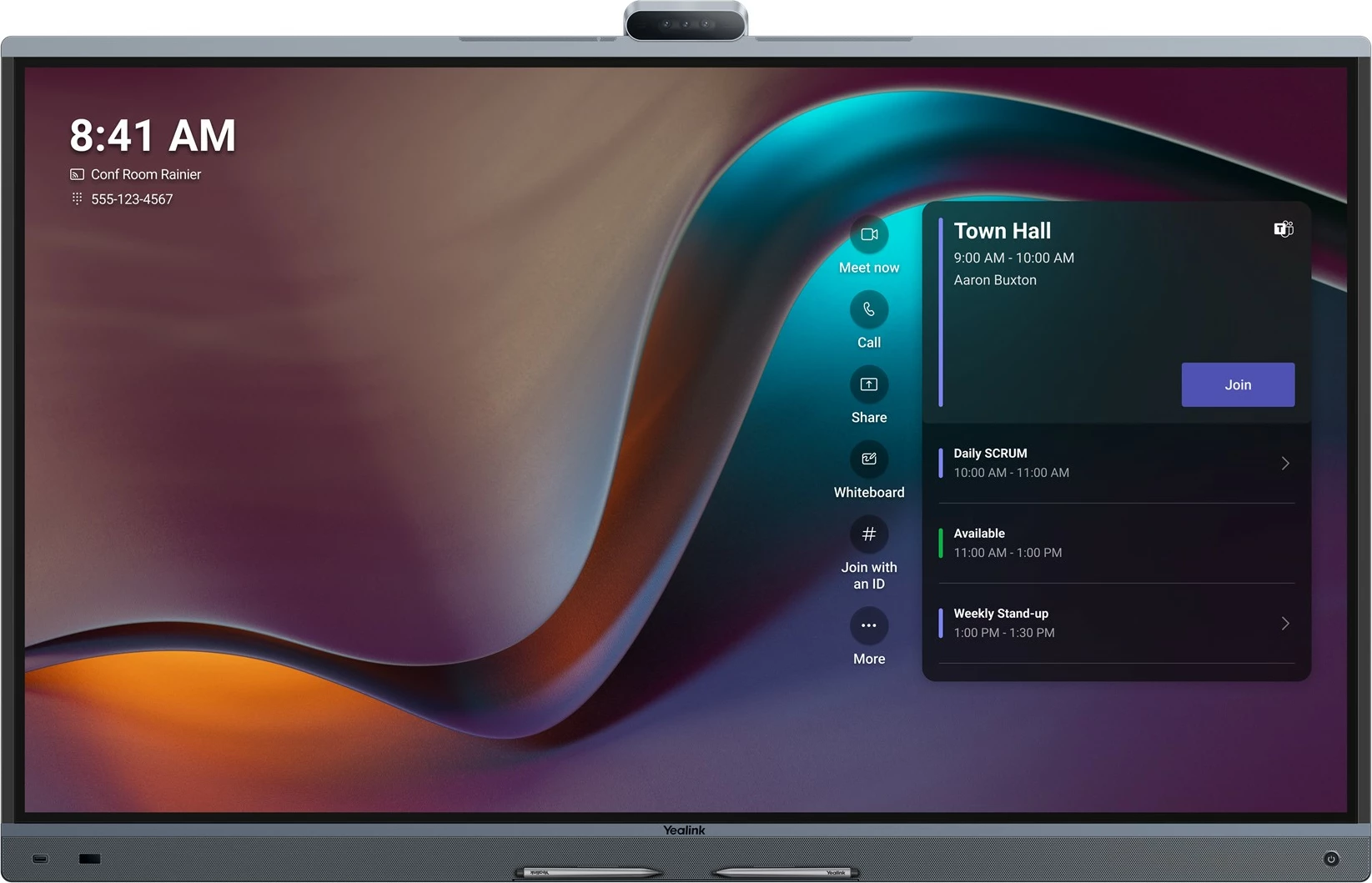 Interaktivni zaslon Yealink Meetingboard 86 Pro-A02, 86 inč, 8 GB RAM, 4K, Android, sivi