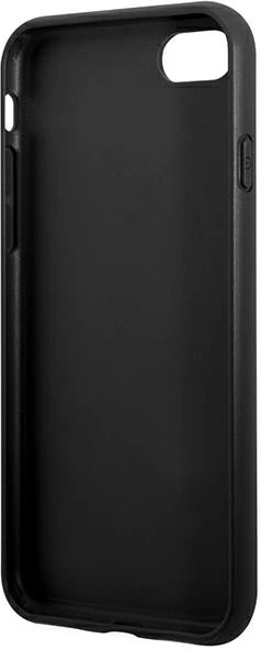 Ovitek z zlatim logotipom 4G Guess za iPhone SE 2022/2020/7/8, rjav