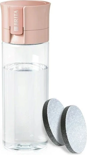 Steklenica s filtrom 0,6 L, pastelna breskev, 2 kosa BRITA Vital