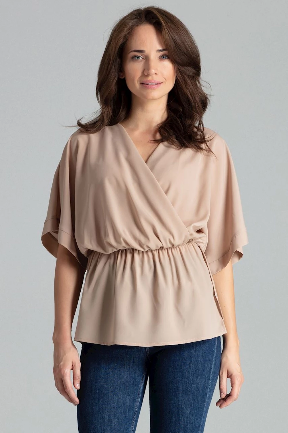 Ženska bluza Lenitif model 135848, bež