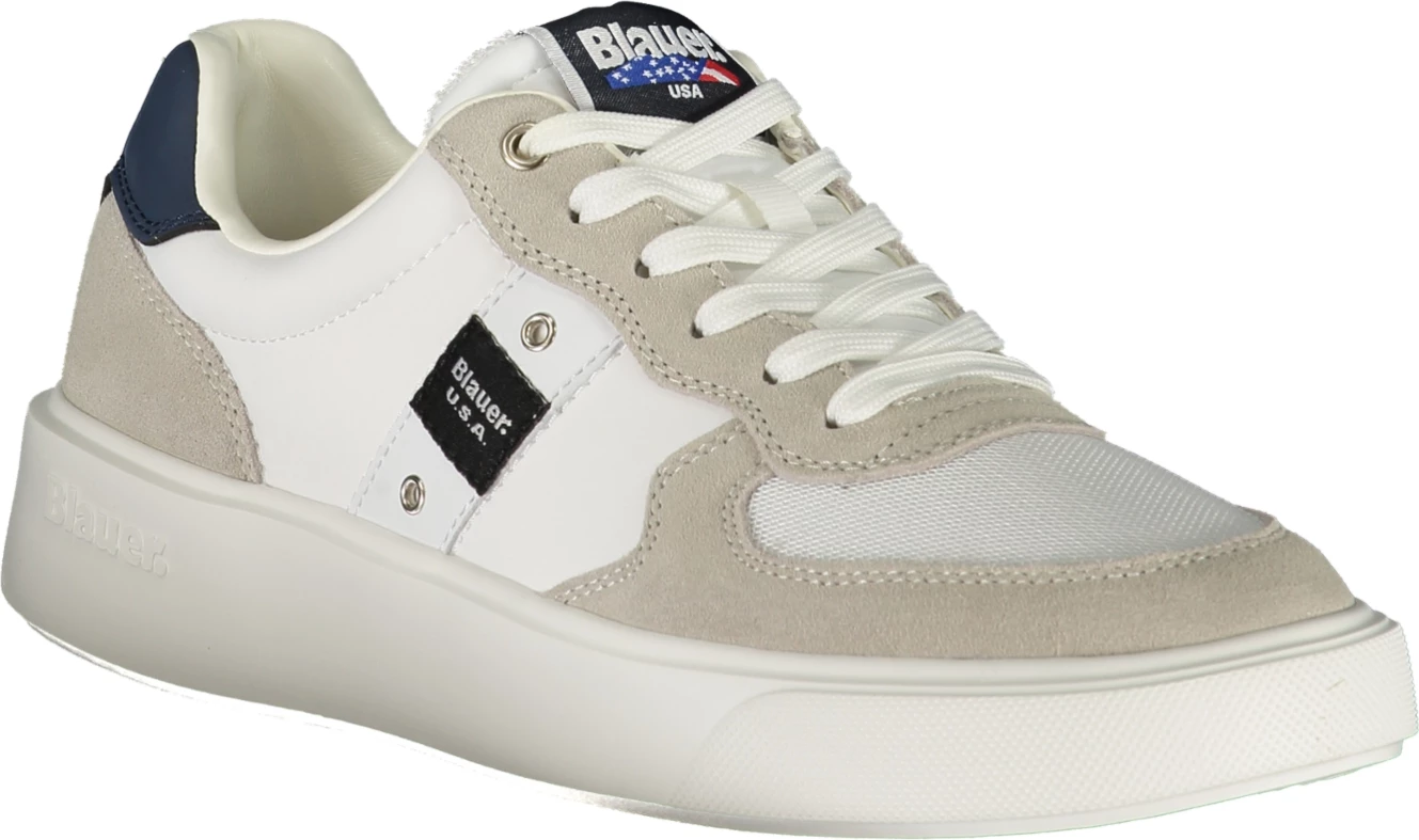 Športne superge Blauer sports, moške, bele