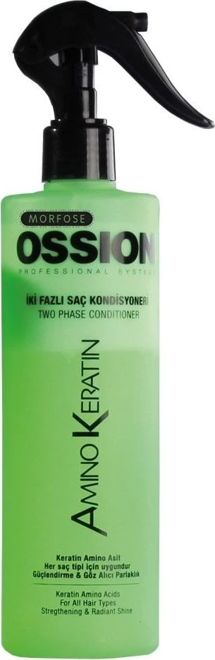Brez izpiranja balzam za lase Morfose Ossion Amino Keratin Two-Phase, 400 ml