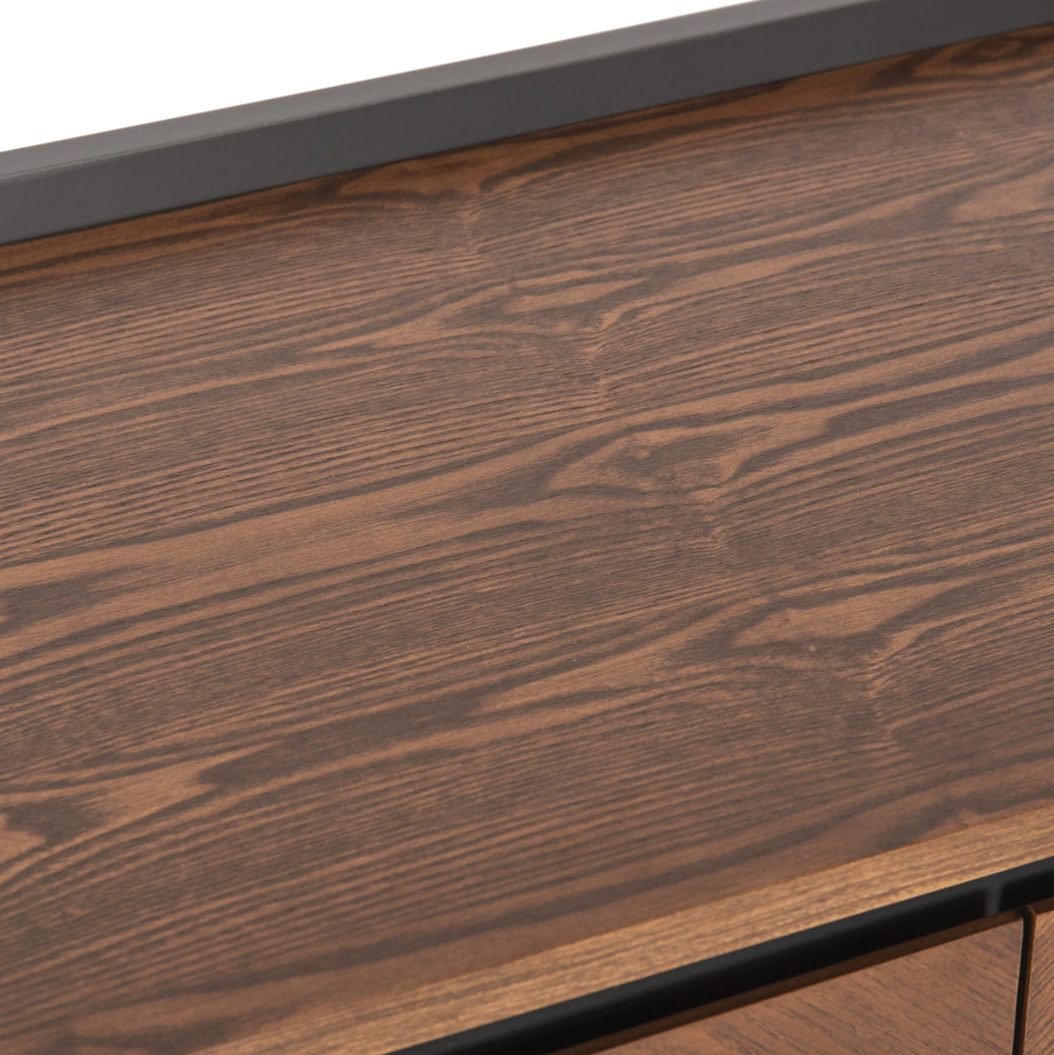 Bife BEEN FH9740 MDF v orehovem in temno sivem furnirju 170x43x83H cm