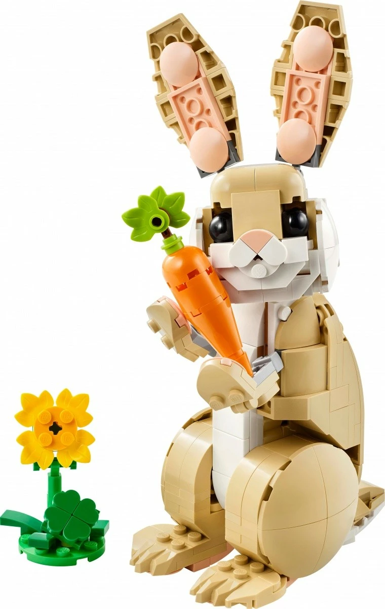 Komplet 3-v-1 LEGO Creator Cute Bunny 31162, 326 kosov, plastika