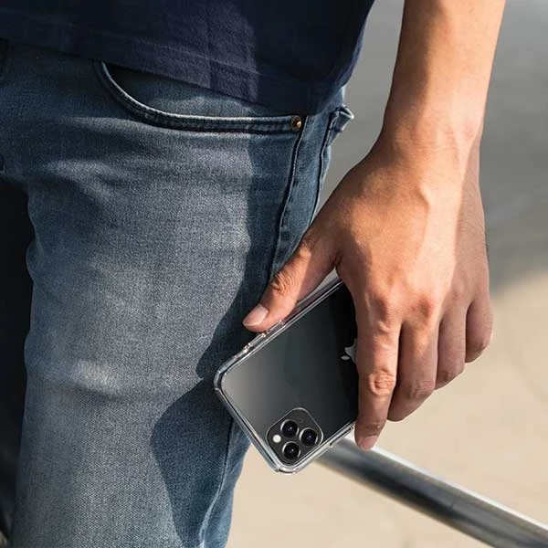 Ovitek za telefon LifePro Tinsel za iPhone 11 Pro, UNIQ, črn z bleščicami