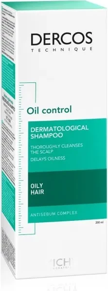 Šampon za mastne lase Vichy Dercos Oil Control, 200 ml