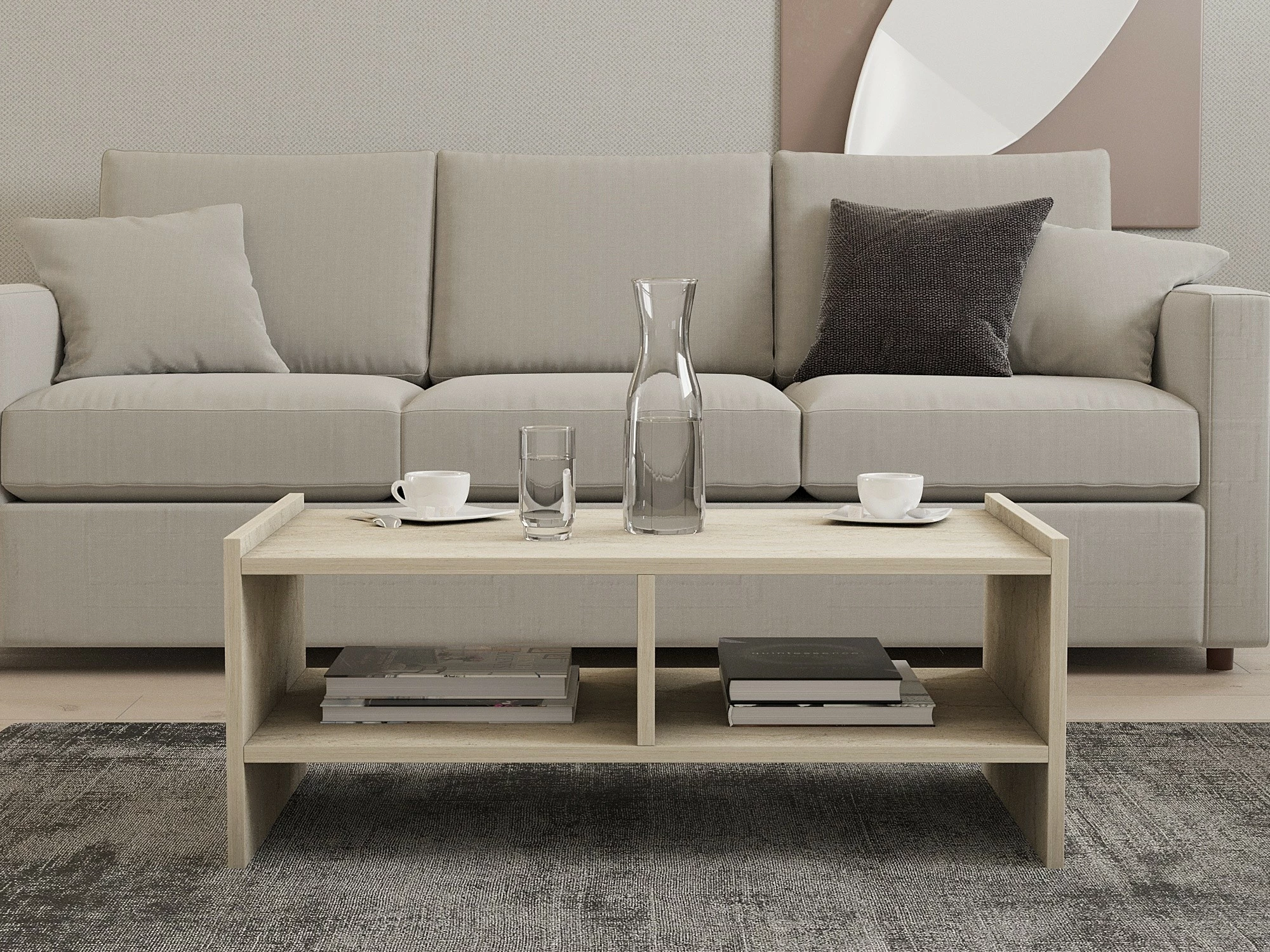 Kavna mizica travertin, Hanah Home Pera