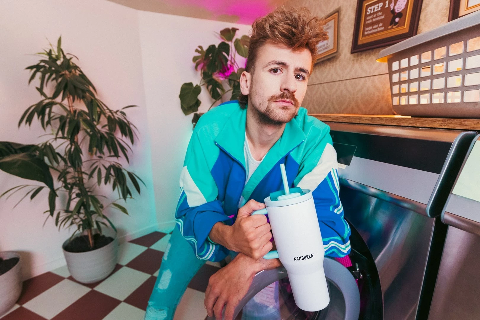 Termos Kambukka Rio Tumbler 950 ml, Frosty Coconut, moder