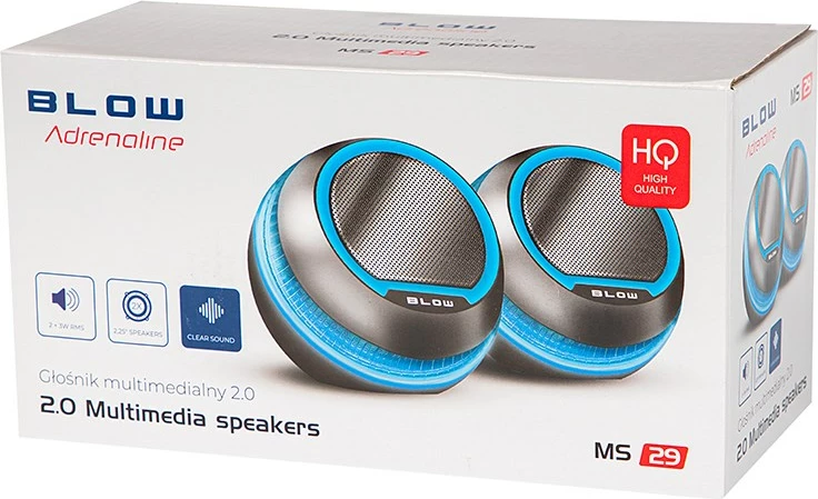 Zvočniki BLOW, črni