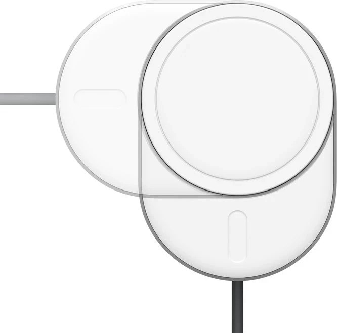 Brezžični polnilec za avto Belkin BoostCharge Pro WIC008BTGR-V2, 20 W, USB Type-C, srebrno/bele barve