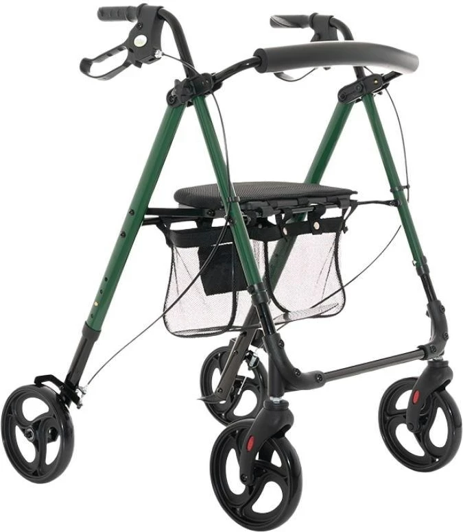 Pomoč pri rehabilitaciji za starejše z sedežem in torbo MDH, zelen