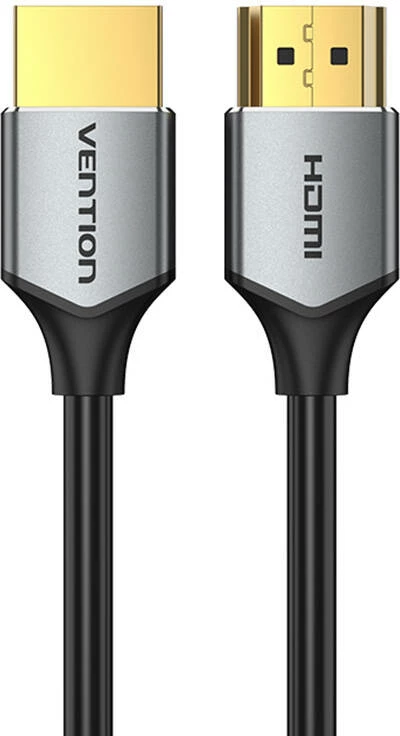 Ultra tanek HDMI kabel Vention ALEHI, 3 m, 4K 60Hz, siv