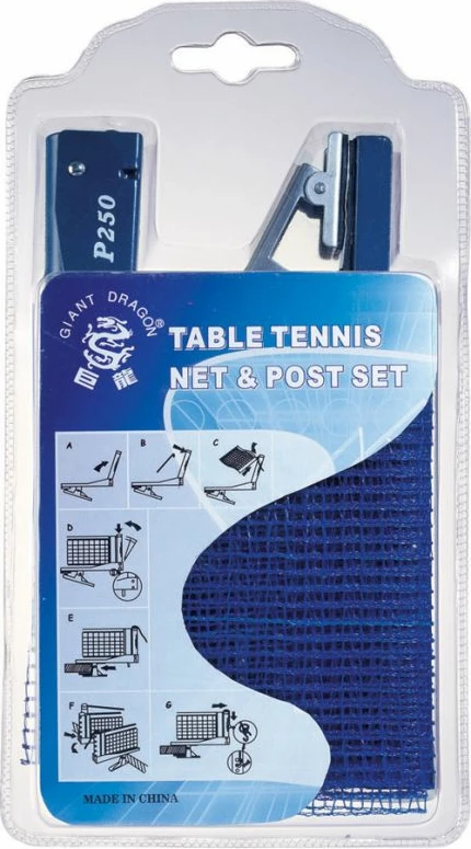 Mreža za namizni tenis z zaponko SMJ Giant Dragon P250