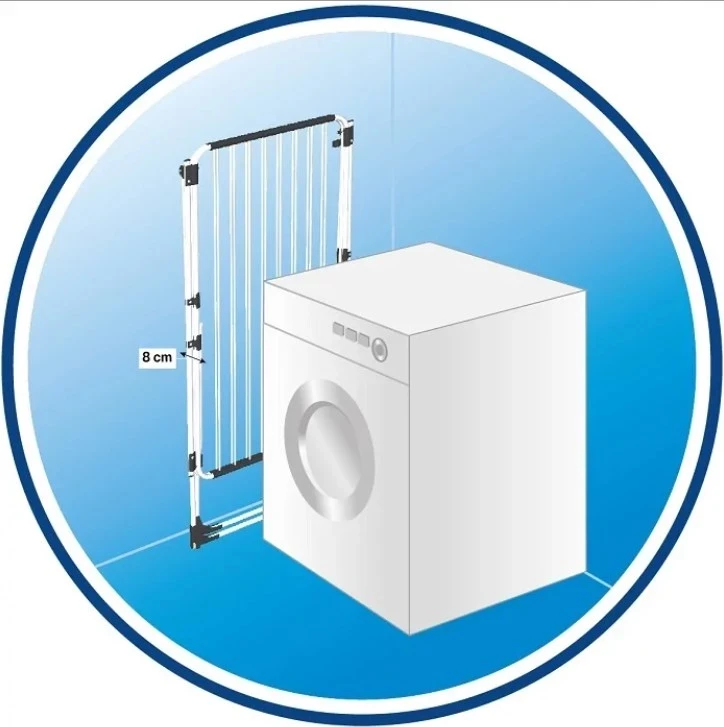 Sušilnik za perilo Vileda Doble, bel