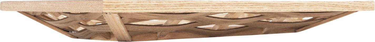 Pravokotni pladenj za serviranje FH4228 iz jelovine in MDF 51x32x5,5Hcm