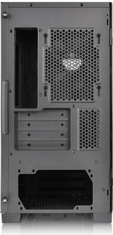 Korpus z varnim steklom Thermaltake S100, Micro Tower, za Micro ATX/Mini ITX, črn