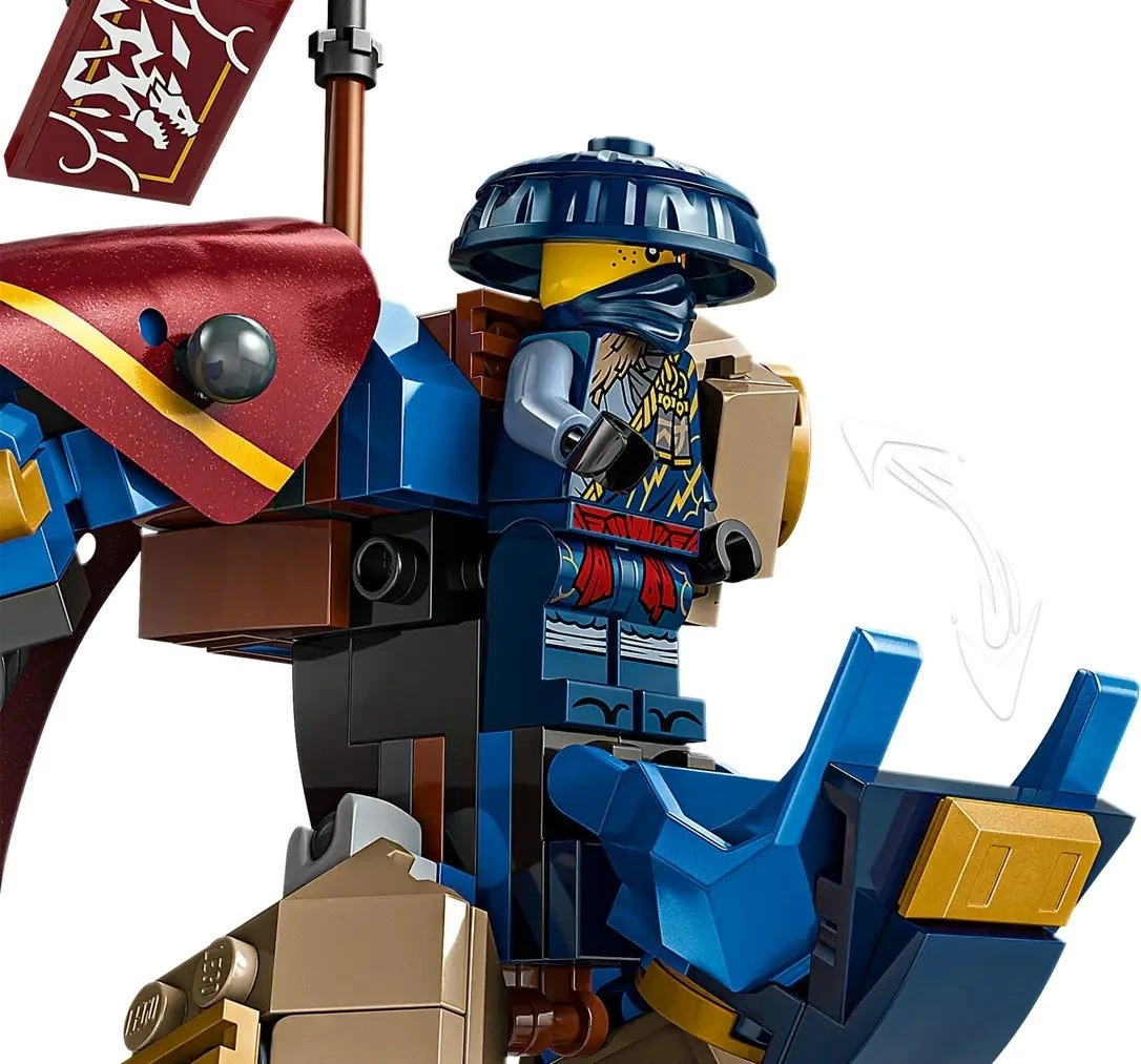 Komplet mehaničnega zmaja Rogue’s Mech Dragon Rider, LEGO NINJAGO 71843, s 4 minifigurami