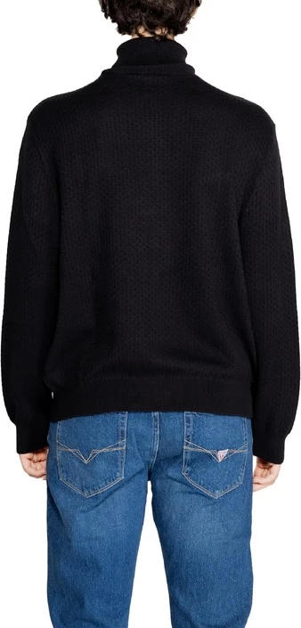Pletenina za moške Armani Exchange, črna