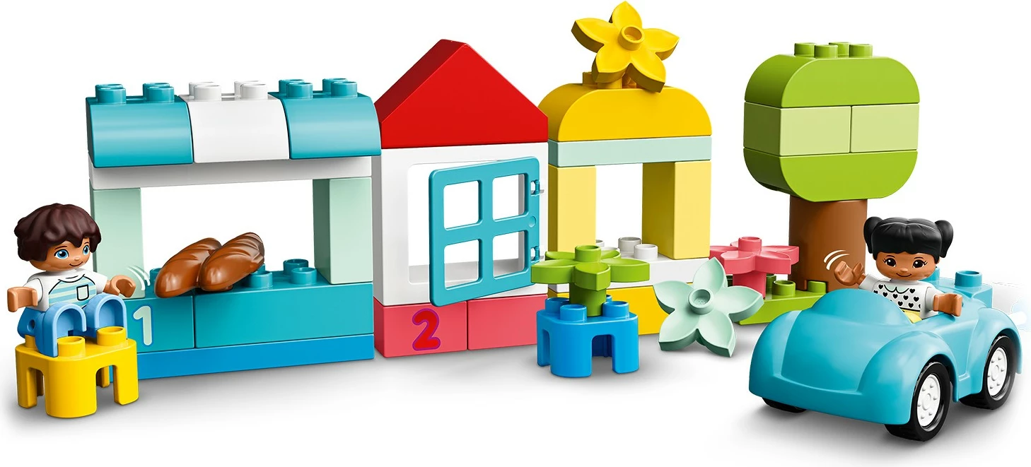 Klasni komplet LEGO DUPLO Brick Box 10913, 65 kosov, večbarven