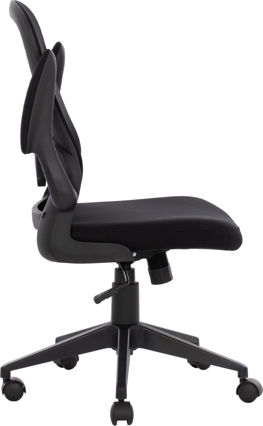 Pisarniški stol FH1178.01, črna mrežasta tkanina, črn okvir, 60x56x105