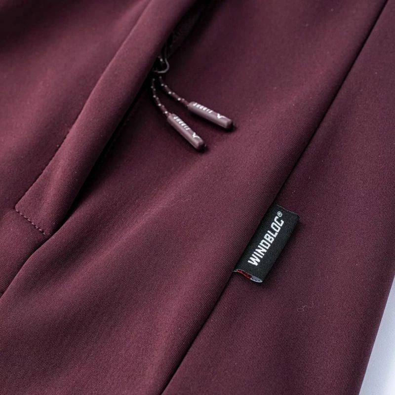 Jakna iz Polartec materiala Elbrus Ifaro, rdeča in vijolična