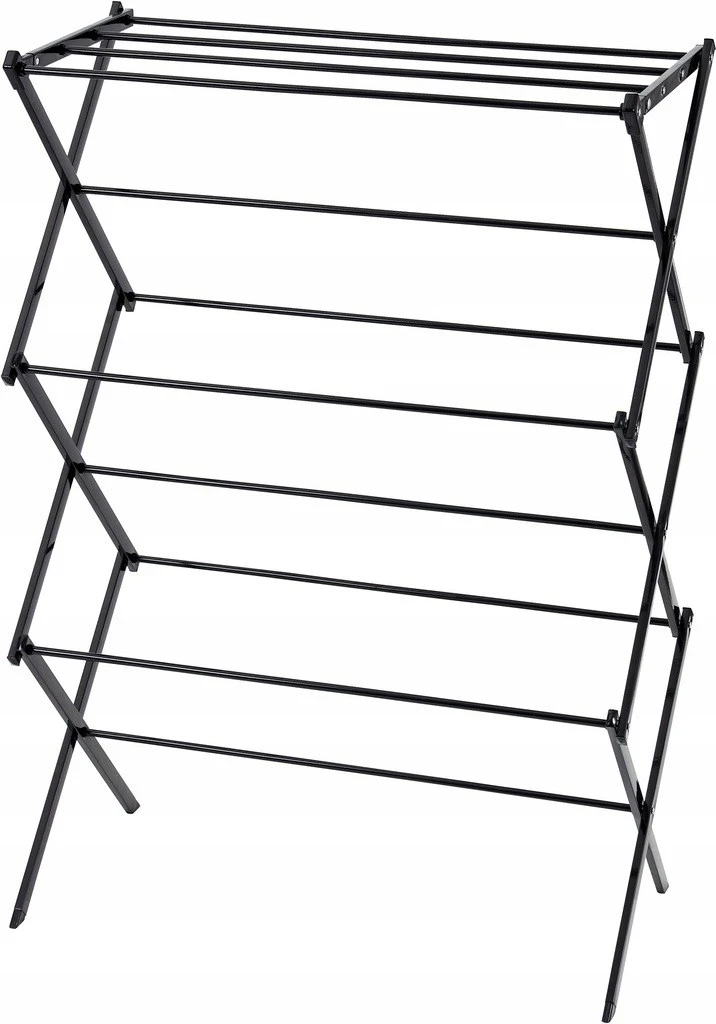 Stojalo za sušenje perila PROMIS TORINO, navpično, črno