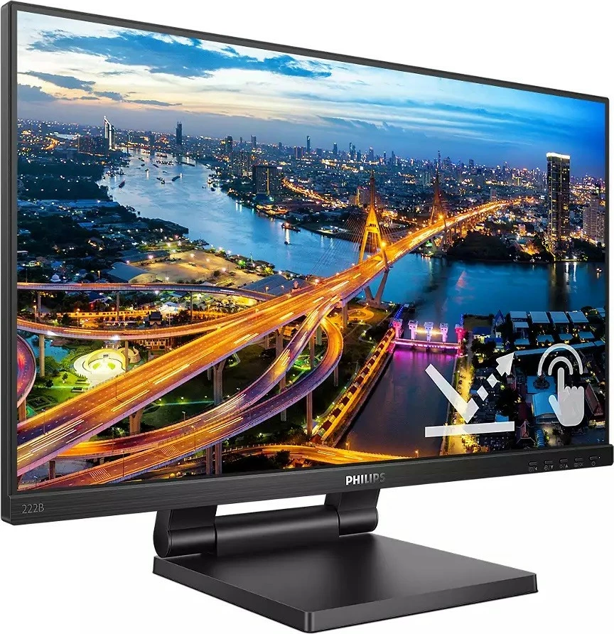 21,5" IPS na dotik, Full HD monitor Philips 222B1TC, črn 21,5" IPS na dotik, Full HD monitor Philips 222B1TC, črn