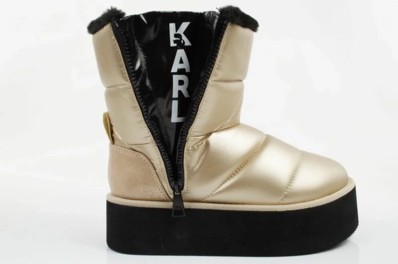 Zimski škornji, Karl Lagerfeld, zlati