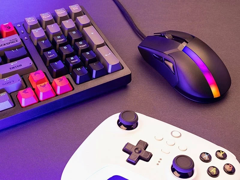 Maus Tracer GameZone COOL, RGB, 12.000 dpi, črn