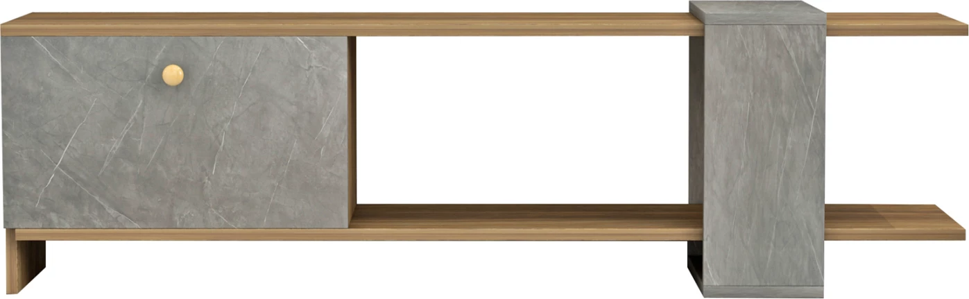 Pohištvo za televizijo HENRIETTE FH8900.13 melamin v naravno-kamniti teksturi 120x25x37Hcm