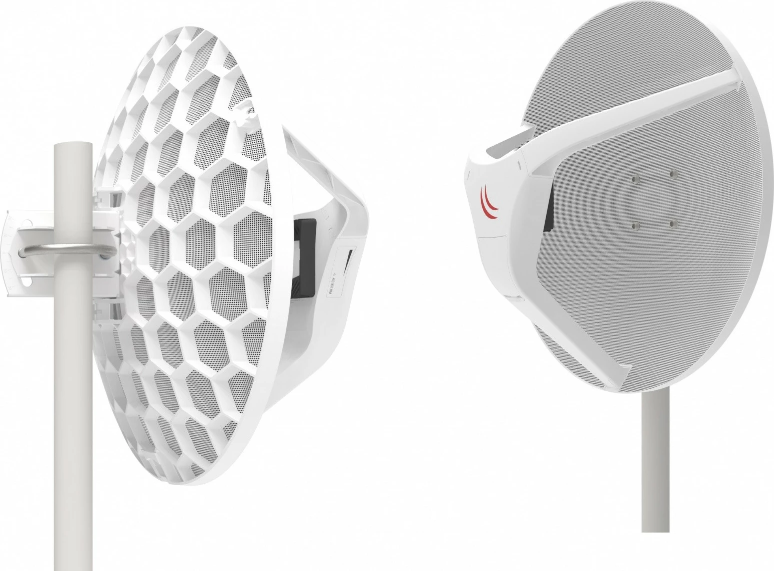 Brezžični komplet anten 60 GHz, Mikrotik Wireless Wire Dish RBLHGG-60adkit, bel, set 2 kos Brezžični komplet anten 60 GHz, Mikrotik Wireless Wire Dish RBLHGG-60adkit, bel, set 2 kos