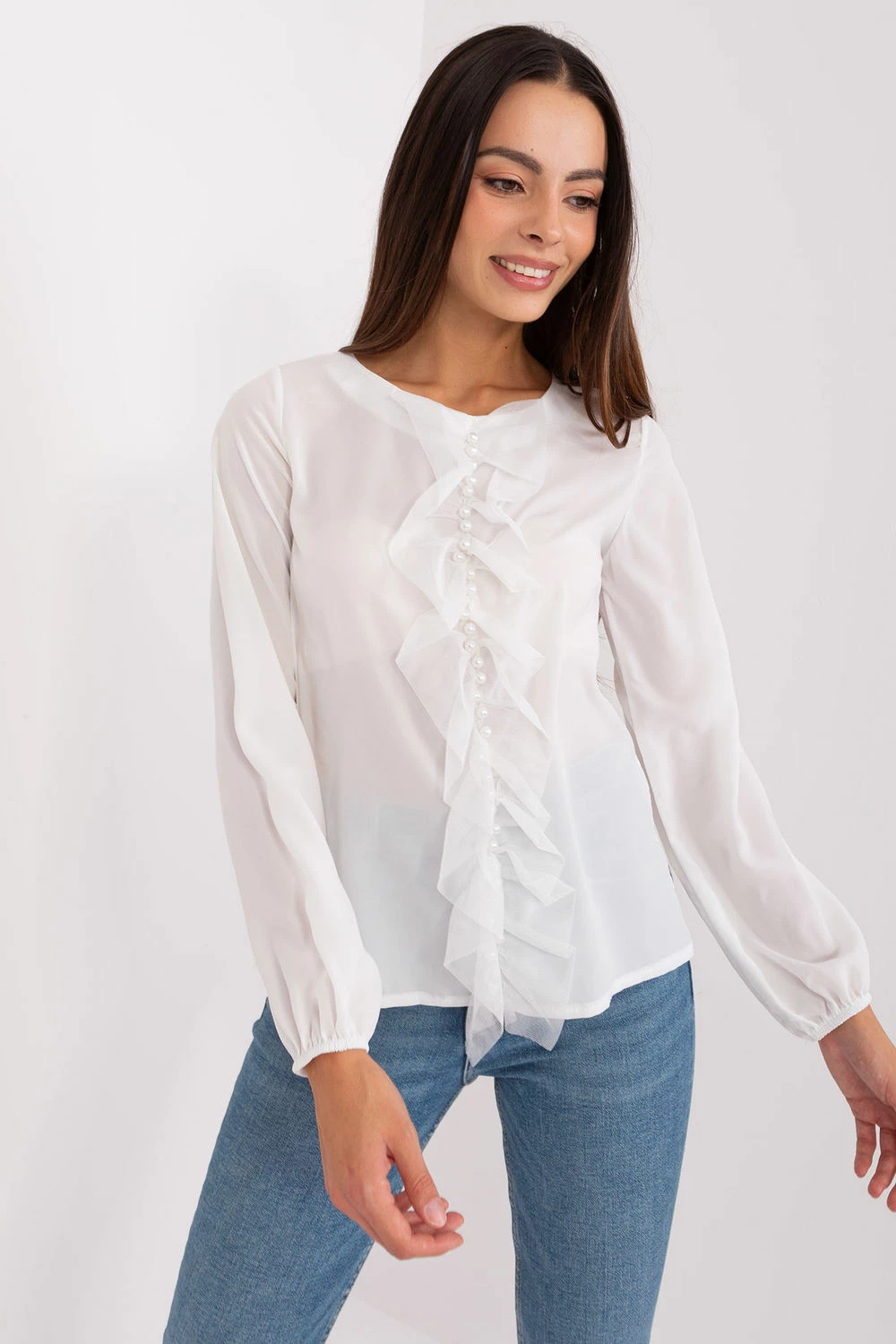 Elegantna bluza Lakerta 216399, ženske, bež