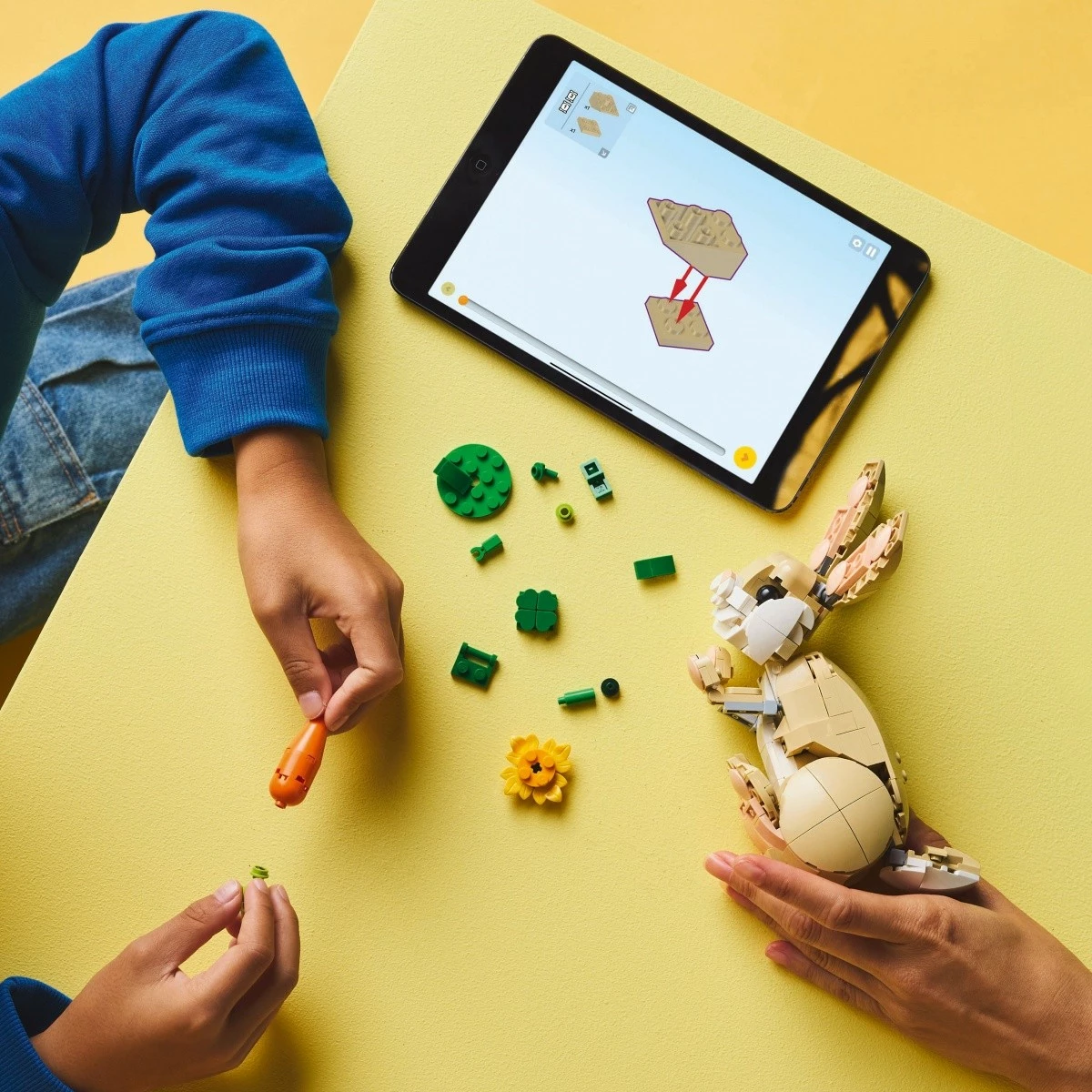 Komplet 3-v-1 LEGO Creator Cute Bunny 31162, 326 kosov, plastika