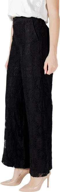 Hlače za ženske Vila Clothes, črne