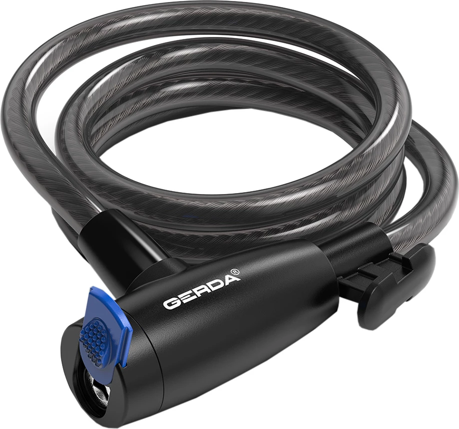 Varnostni kabel za kolo Gerda, črn