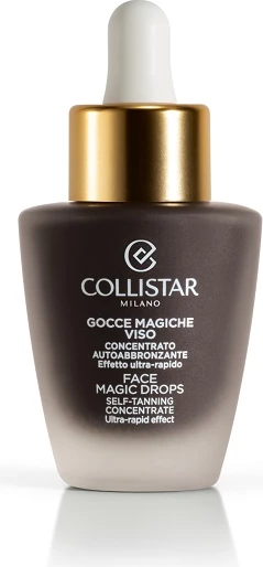 Pika za samoporjavo obraza Collistar Face Magic Drops, 30 ml
