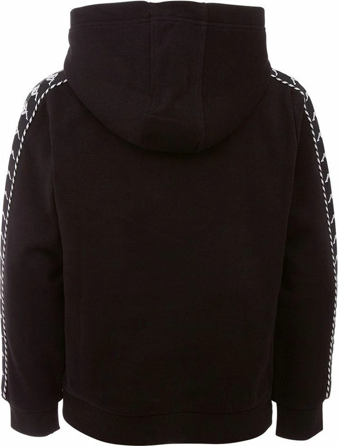 Pulover s kapuco za otroke, črn, Kappa