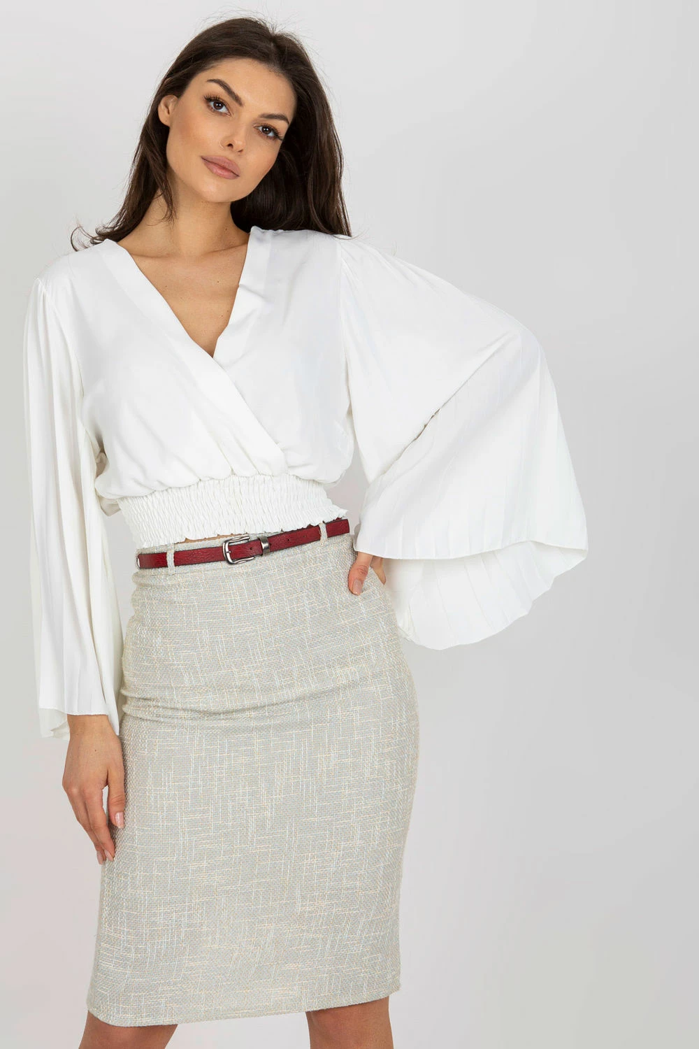 Bluza Italy Moda 179008, bež
