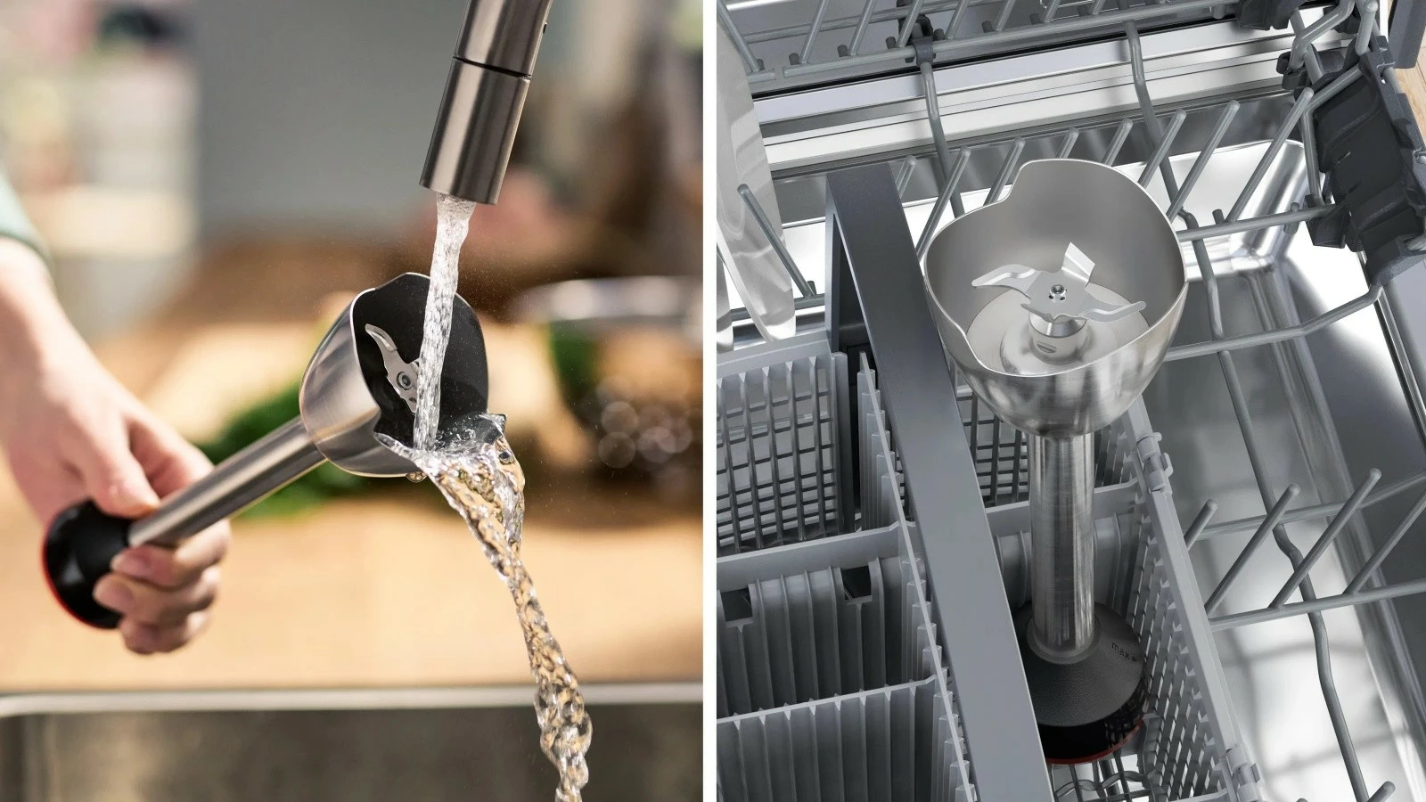 Ročni mešalnik Bosch MSM4W221, 600 W, inox, bel, z dodatki