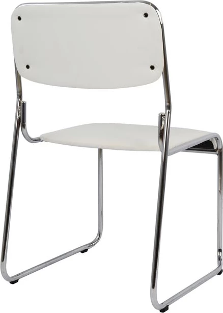 Konferenčni pisarniški stol FH1019.02 bele barve 48,5x51,5x77 cm