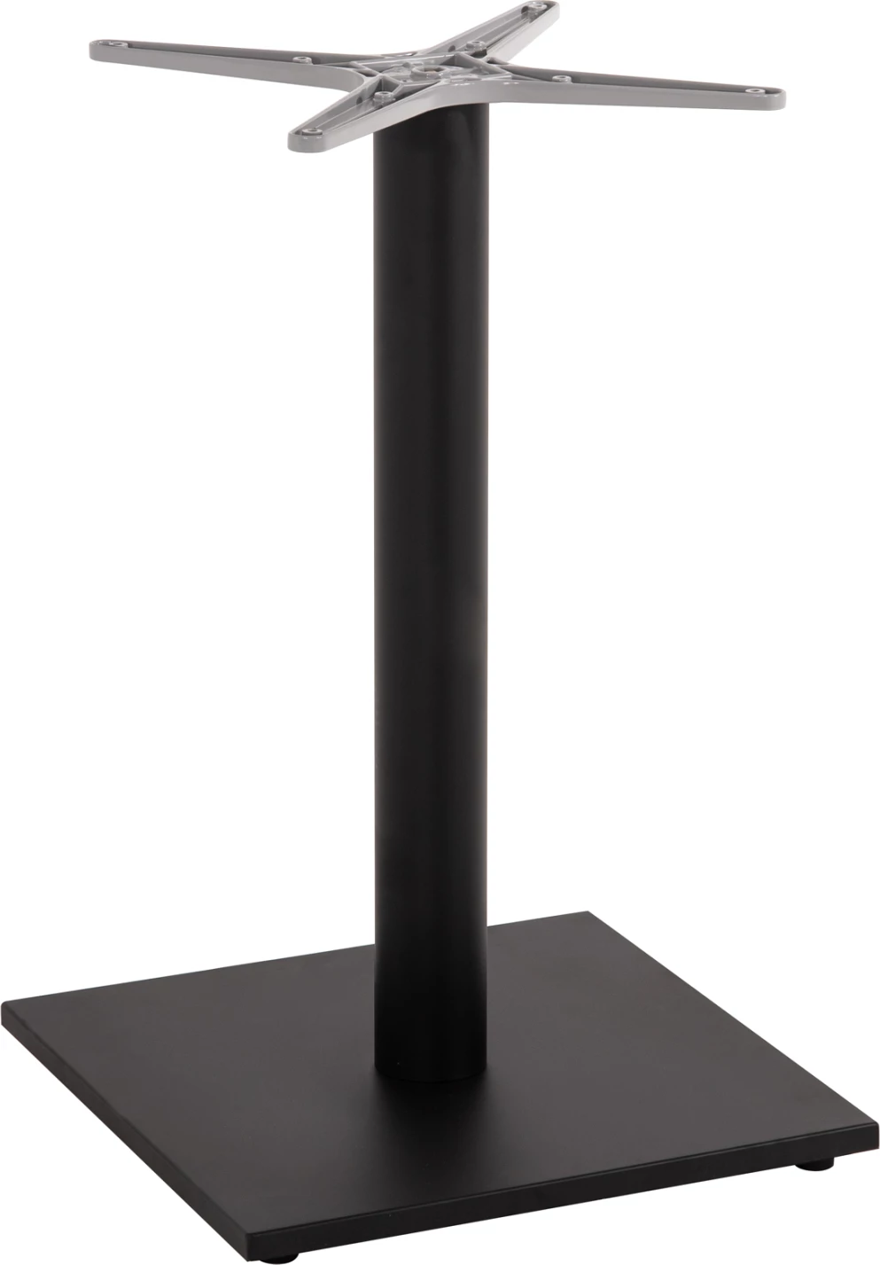 Osnova za mizo FH475.01 aluminij mat črna-48x48cm križ 45Χ45Χ72Hcm