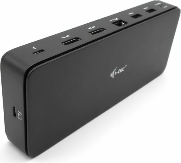 Docking postaja Thunderbolt 4 Dual DisplayPort PRO, 92W, 2xDP, 2xThunderbolt 4, 3,5 mm, Ethernet, črna