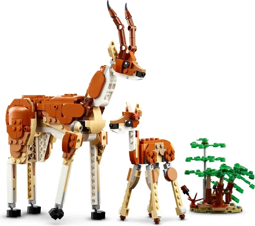 Komplet 3 v 1 LEGO Creator 31150 Wild Safari Animals