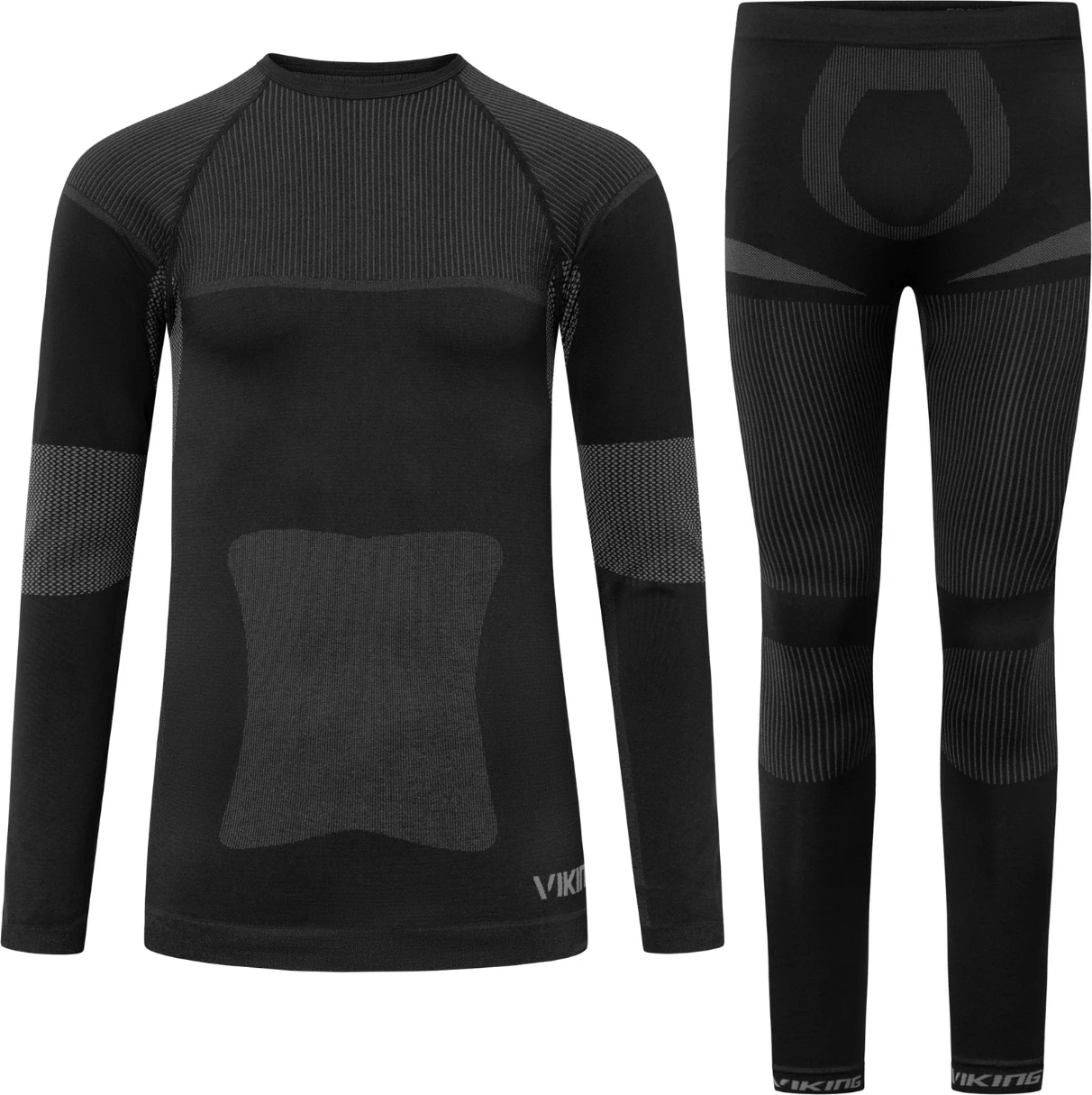Termo oblačilo za moške Viking, črno-sivo