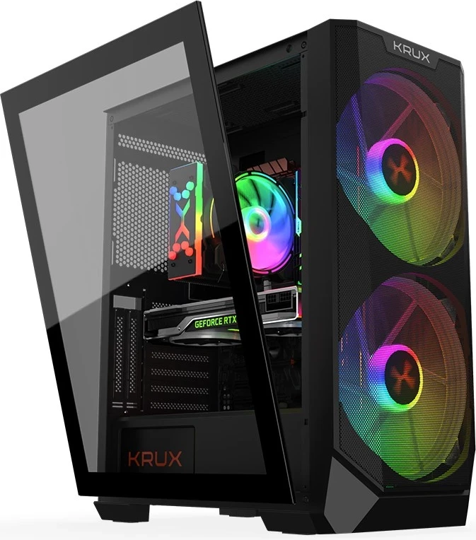 Ohišje KRUX Vortex (KRX0094), črno