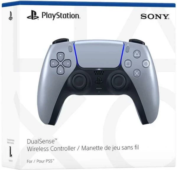 Brezžični kontroler DualSense, Sony PS5, Sterling Silver