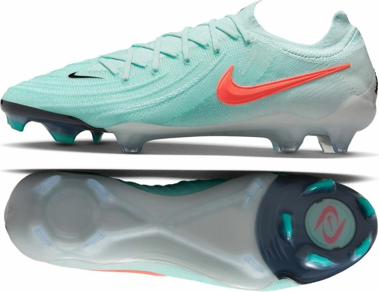 Nogometni copati za moške, modro/zelena — Nike Phantom GX II Elite FG