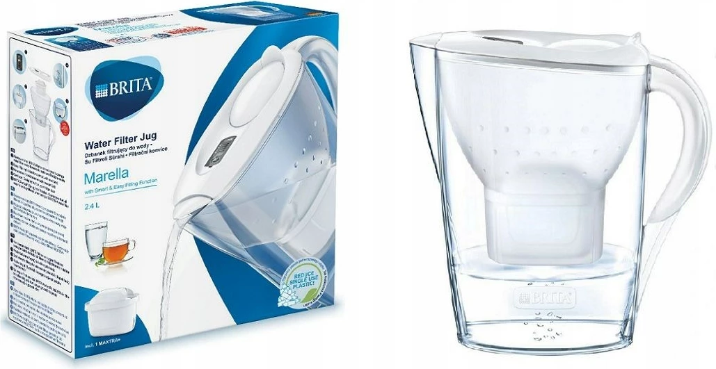 Filtrska vrč za vodo BRITA Marella, Maxtra Pro PP, 2,4 l, grafit