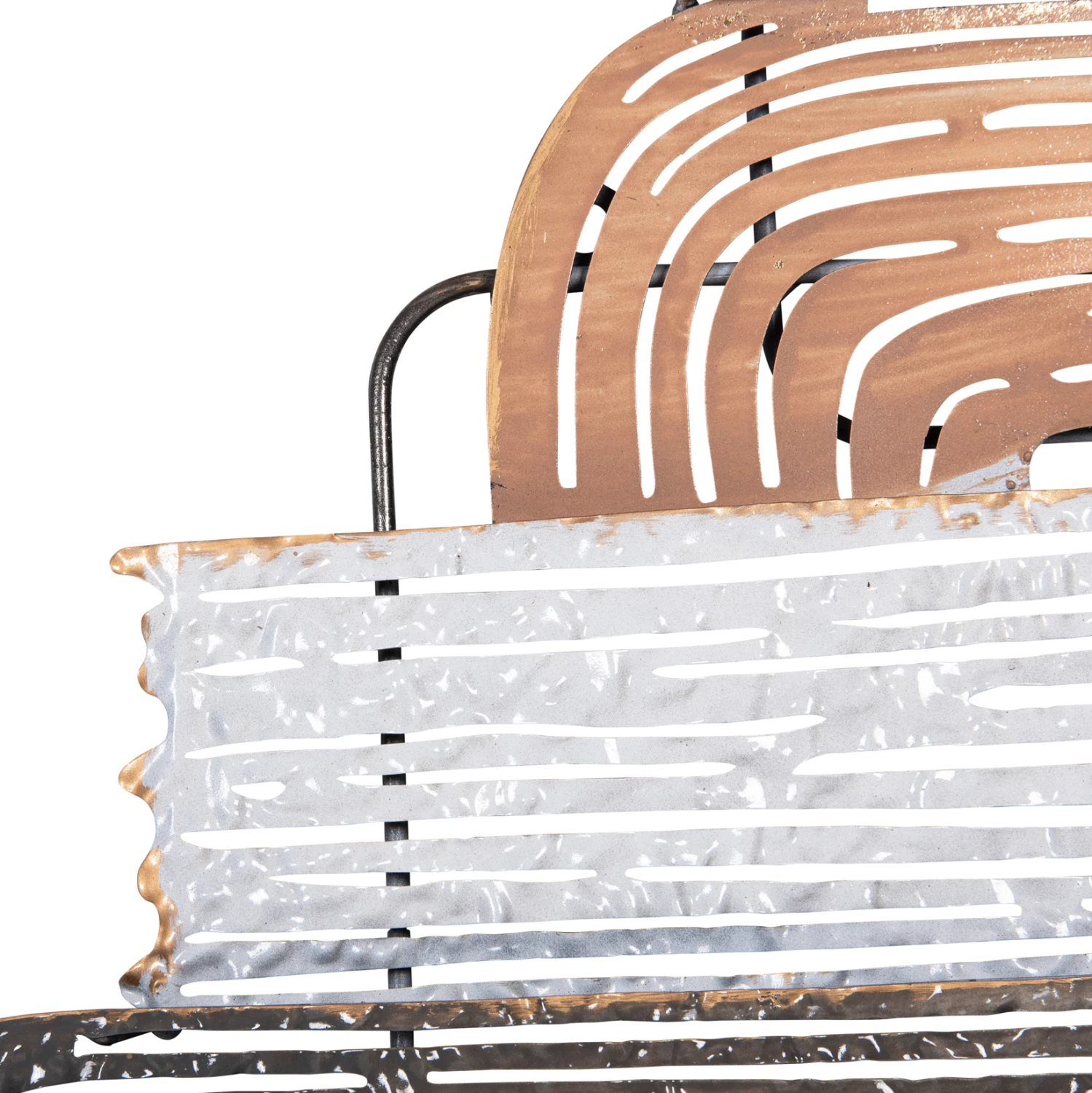 Stenska dekoracija FH4206 kovinska v različnih barvah 58x4x109 cm